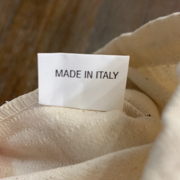 LORO PIANA COTTON BAG WITH LOGO ENGRAVED METAL TAG - Picture 4 of 4